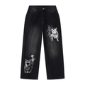 Mei Mei Vintage Wash Wide Leg Jeans