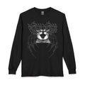 Screaming Cat Long Sleeve Tee — Gothic Grunge Cat Graphic Shirt
