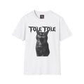 Black Cat Graphic T-Shirt — 'Tole Tole' Gothic Cat Tee